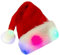 Ksikdeg Weihnachtsmütze aus Plüsch, Unisex, bequem, LED, leuchtend, für Erwachsene und Kinder, Weihnachtsmütze für Karneval, Urlaub, Party