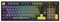 Akko 5098B Mechanische Tastatur in Schwarz und Gold mit Bildschirm, Tri-Mode-Gaming-Tastatur mit Scrollrad (ISO-DE-Layout, V3 Piano Pro Switch)