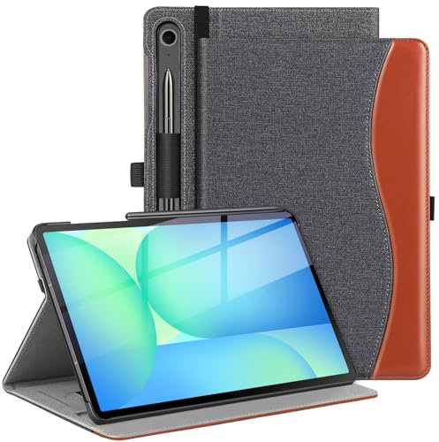 ZtotopCases for Samsung Galaxy Tab S10 FE 2025/S9 FE 2023 10.9 Inch/S9 2023/S8 2022/S7 2020 11 Inch, Multi-Angle Stand Cover with Auto Wake/Sleep & Stylus Holder –Denim Black