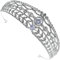 SAFIGLE 1Stück Retro Krone Damenhaarband Strass Tiara Haarschmuck für Partys Bankette und Hochzeiten Luxuriöse Blumenkopfbedeckung für Frauen