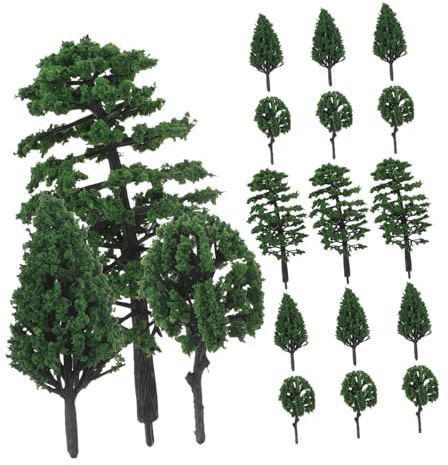BESTonZON 25piezas Accesorios para Árboles De Micropaisaje Miniárbol Artificial Miniárboles para Maquetas para Dioramas De Trenes Mesa