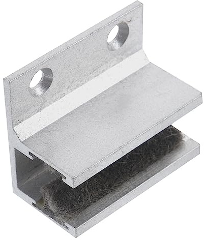 AUTSUPPL Guide de Porte de Verre Fixe Butoir de Porte Coulissante Accessoire de Rail de Guidage Robuste pour Salle de Bain