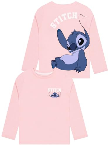 Disney Long Sleeve Lilo and Stitch T Shirt, Stitch Clothes for Girls, Girls’ T-Shirts