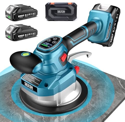SEESII Vibratore per Piastrelle 145 mm per la Posa di Piastrelle