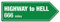 Cirrus Highway to Hell Abstand Schild – Metall Wandschild Aufschrift Kunst, inspirierende