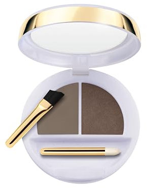 Collistar makelloses Wachs zur Formung der Augenbrauen plus farbiges Puder, n.3 Brunette Matte, professionelles Augenbrauenset mit formgebendem Wachs zum Auffüllen, Fixieren der Augenbrauen, 3,5 g