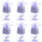 TooGet Lavender Sachet Bags, Natürliche Ultra Blaue Lavendelknospen für den Raumduft, Raumdekorationen und Frische Lavendelduftbeutel - 6PCS
