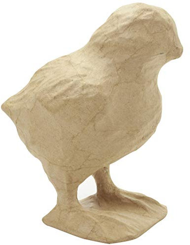 Decopatch Décopatch SA208C Küken (aus Pappmaché, Größe S, 11,5 x 8 x 12,5 cm, zu Personalisieren) 1 Stück natur