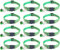 Tafeiya 12x Reflective Design Adjustable Cat Collars More Safety Quick Release Safety Buckle with Bell (Grass Green)