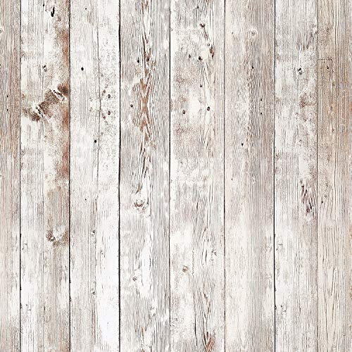 Livelynine 45CMX7M Papel Pintado Autoadhesivo Pared Dormitorio Madera Friso Para Pared PVC Papel Para Pareds Habitacion Vinilos Decorativos Revestimiento de Paredes Friso Madera Vinilo Adhesivo