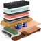 Knife Sharpening Stone Set,4 Side Grit 400/1000 3000/8000 Water Stone,Whetstone Kit with Non-Slip Bamboo Base,Flattening S.