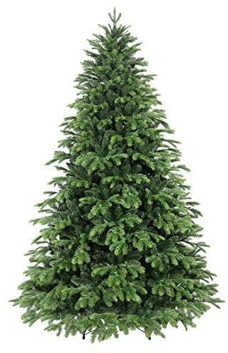 Giulia Grillo Künstlicher Weichnachtsbaum 210 cm Dicht, 2382 Zweige, Weihnachtsbaum Luxury grün mit Spitzen realistisch, PE/PVC, grün