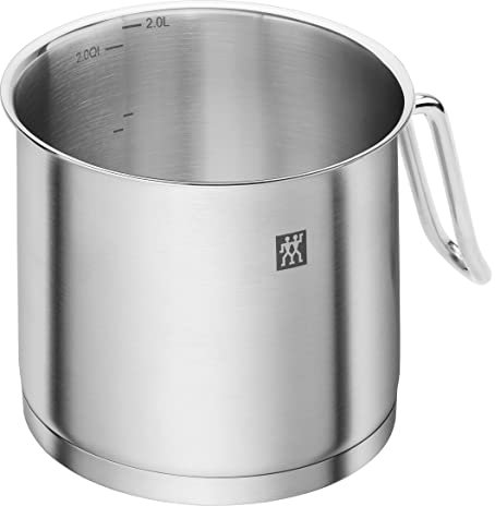 ZWILLING ZWILLING Pro Milchtopf, 14 cm, 2 L, Induktionsgeei gnet, 18/10 Edelstahl, Silber