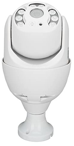 Light Bulb Security Camera, WiFi Outdoor Security Camera, WiFi E27 Light Socket, Motion Tracking, 2 Way Audio HD Night Viewing