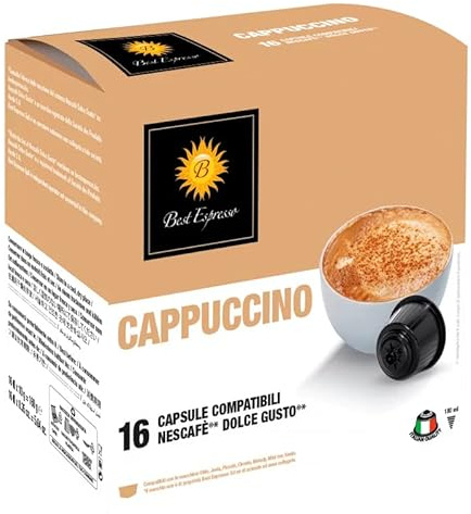 x48 Cappuccino Capsule Compatibles avec Dolce Gusto