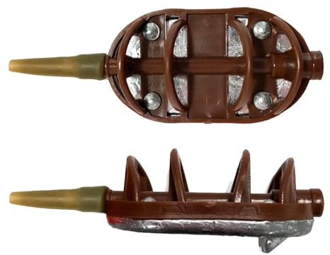 FANATIK Futterkorb Flat 40-100g Method Feeder Inline Methodkorb Angelkorb (80 Gramm)