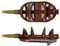 FANATIK Futterkorb Flat 40-100g Method Feeder Inline Methodkorb Angelkorb (80 Gramm)