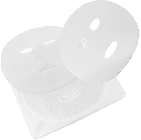 Angoily 1satz Wiederverwendbare Gesichtsmaskenformen Mit Maskenpapier Gesichtsmaske Molds Für Hautpflege Und Schönheit Praktisches Für Freunde Und Familie