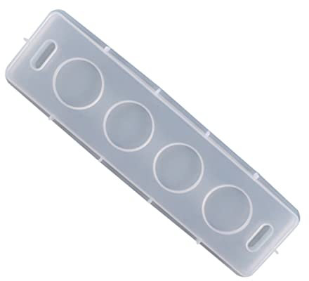 NUOBESTY Wine Glass Tray Mold Wine Butler Casting Molds Glass Tumblers Drinking Glasses Shot Mold for Resin Serving Tray Resin Coasters Cup Crafts White Silica Gel Crystal Epoxy