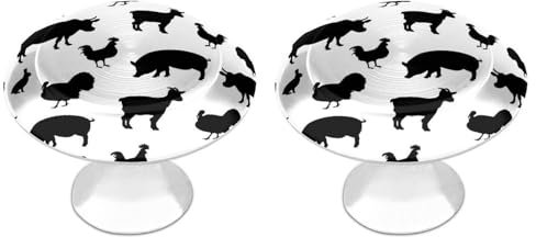 Tilivyx Door Knobs Decorative Farm Animals 1 pcs(2 Drawer Handles)