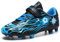 GOGOUP Boys Astro Turf Football Boots Indoor Outdoor Athletic Sneakers Trainers Junior Non-Slip Sports Shoes Unisex Black Blue 1 UK