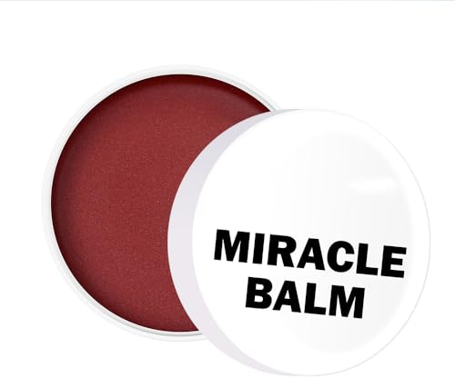 Fovcos Miracle Balm Rouge für Wangen, Lippen, Augenlider und Gesicht, Gesichts-Make-up in Rouge-Balsam, feuchtigkeitsspendende Gesichtsfarbe für strahlende Haut, betont und hellt mit Zitrusduft Erden