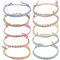 ZOPJUMA 10 Pièces Bracelet Coton tressé 4mm - Fait Main en France Bijou Homme ou Femme Ajustable, Hommes et femmes, bohème, bracelets de surf, bracelets de cheville de surf imperméables