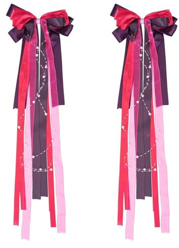 ROSYLEVE 2 Stück Schleife Schultüte, Schultütenschleife für Mädchen Junge Deko Schultüte Bastelset 3D Schmetterlinge Schulanfang Dekoration Schultütendekoration