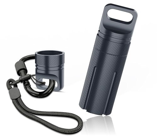 Tragetasche aus Aluminiumlegierung, kompatibel mit Ledger Nano X/S Plus YubiKey USB 5 5C NFC Nano, wasserdicht und stoßfest, USB-Speicherung, sichere Hülle für Cryptocurrency Cold Wallet