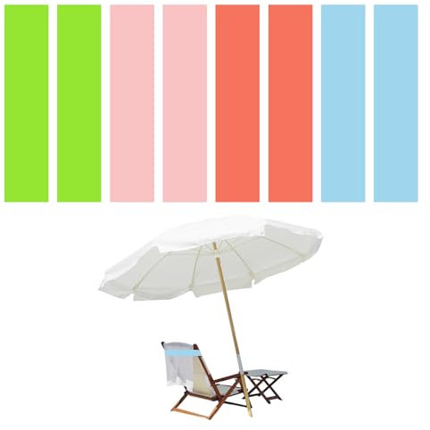 atnayo 8 Pcs Elastic Towel Bands for Sun Loungers, 0.4mm Thick Towel Bands