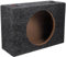 GLEAVI Sealed Subwoofer Enclosure Box for Car Audio DIY Accessory for Powerful Bass Upgrade Easy Installation Carpeted Design for Enhanced Sound Quality