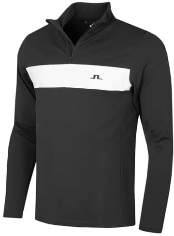 J.Lindeberg Mens J Lindeberg Bran Mid Layer Sweater - Asphalt - XL