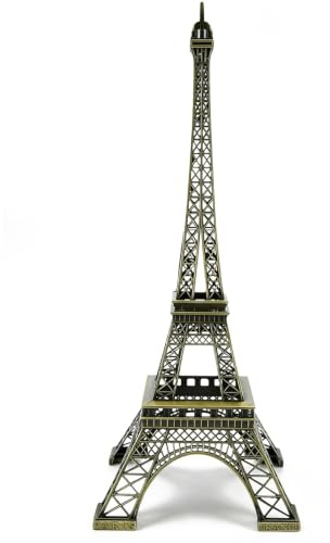 Tomedny 38 cm Eiffelturm Dekoration, einzigartige Eisen Dekorative Tower Statue, Paris Party Dekoration Paris Dekor für Heimdekoration, Geburtstag