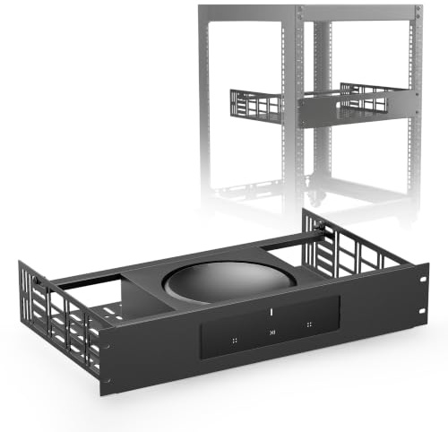 ynVISION.DESIGN Maßgeschneidertes Regal, kompatibel mit SONOS AMP, Rack-Montage, 27,9 cm tiefes Regal mit Rückstange (1)