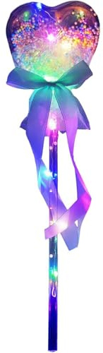 Fenayuu Leuchtender, für Kinder | Spielzeugstab mit LED-Glühen - Leuchtstab Leuchtstab für Mädchen Prinzessin Gefälligkeiten Kostüm Cosplay Zubehör
