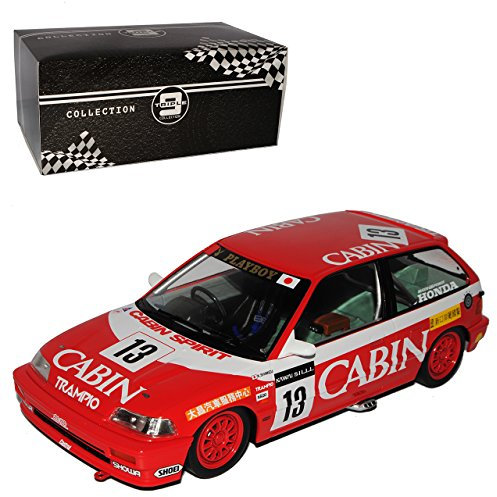 Hon-da Civic EF-3 SI Rennversion Macau GP No 13 3 Türer 4. Generation 1987-1991 Triple 9 1/18 PremiumX Modell Auto