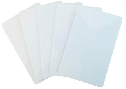 5 Premium Plastikkarten/PVC Karten Weiss, 1-5000 Stück, Rohlinge, blanko, Kartendrucker, NEU! (5)