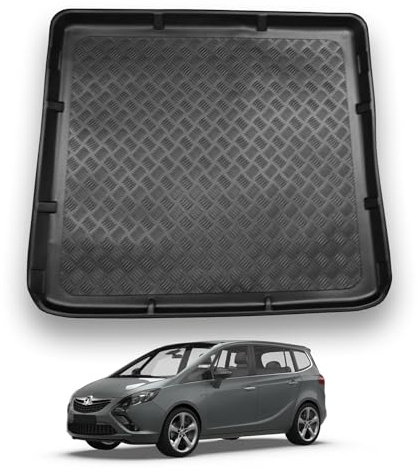 NOMAD Boot Liner Mat for Vauxhall Zafira 2012-2018 | Tailored PE Car Boot Protector Tray, Waterproof Raised Edge Trunk Mat, Easy Clean Cargo Floor Liner