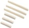 Futheda 6pcs of 3 Sets Real Bone Guitar Bridge Saddle and Nut for 6 String Acoustic Guitar Replacement Parts