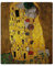 YISUMEI Decke Gustav Klimt Der Kuss Kuscheldecken Weich Flanell Fleecedecke Bettüberwurf(125x150cm)
