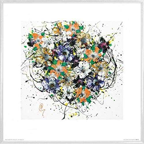 1art1 Clare Sykes Poster Kunstdruck Bild und Kunststoff-Rahmen - Aroma Tumbler (40 x 40cm)
