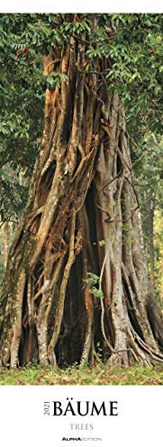 Bäume 2021 - Streifenkalender XXL 25x69 cm - Trees - Landschaftskalender - Natur - Bild-Kalender - Wand-Kalender - Alpha Edition: Trees. Streifenkalender XXL