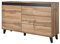 Furniture24 Kommode Sideboard Nord Skandinavish Möbel mit 3 Schubladen, 1 Tür.