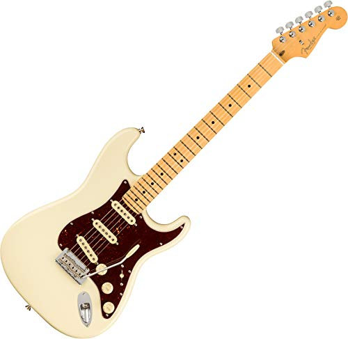 Fender American Professional II Stratocaster Olympic White MN Electric Guitar with Case