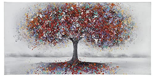 GILDE Bild Gemälde Baum Pomposa 60x120x4cm
