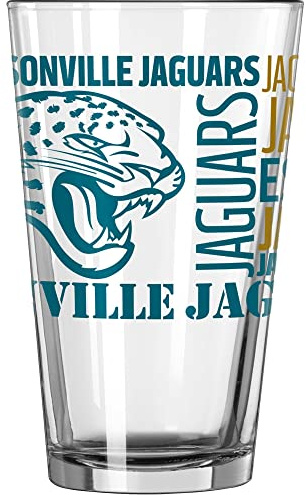 logobrands Jacksonville Jaguars Vaso de pinta Team Spirit de 16 onzas