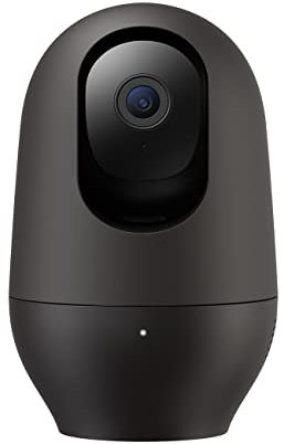 nooie Babyphone mit Kamera 2K, 360° Babyphone WLAN Überwachungskamera innen, Hundekamera mit App, Bewegungsverfolgung, Nachtsicht, Zwei-Wege-Audio, kompatibel mit Alexa/Google Home