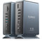 ORICO Docking Station 15 in 1 Laptop Dock Dual 4K Display USB Docking Station con 2 HDMI, 4K DP, 6 USB-A, 100W PD, RJ45, 3.5mm Audio, Lettore di schede SD/TF, È necessario scaricare il driver Grigio