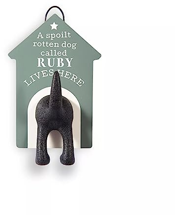 Personalised Dog Lead Hook (Ruby)
