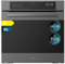 Cecotec Four Encastrable Multifonction 60 cm Bolero Hexa AF316000 Matt A 3400 W, Capacité de 81 L, 11 Fonctions avec Airfryer Master, Pizza Master, Steam Assist, Steam EasyClean, 3D Cooking, Defrost